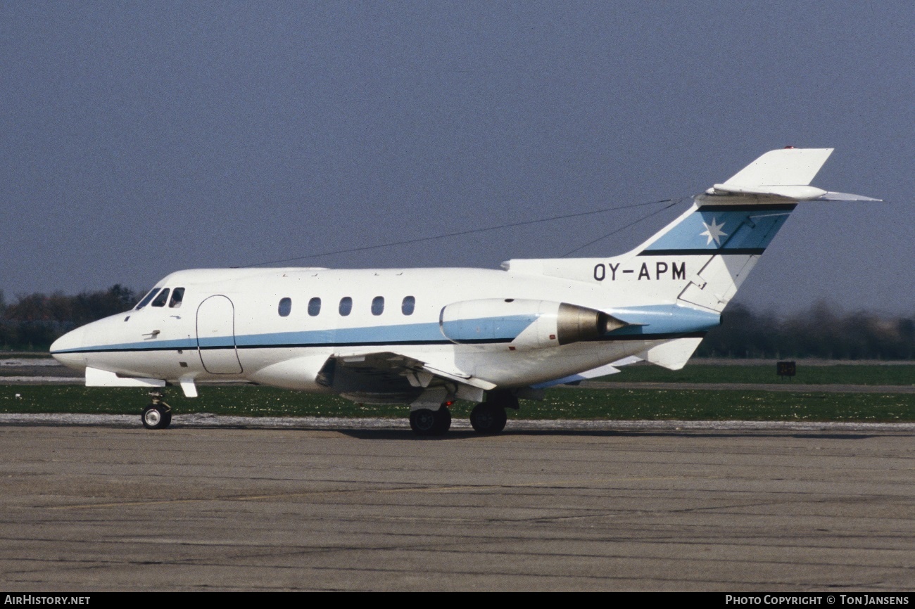 Aircraft Photo of OY-APM | Hawker Siddeley HS-125-400B | Maersk Air | AirHistory.net #540912