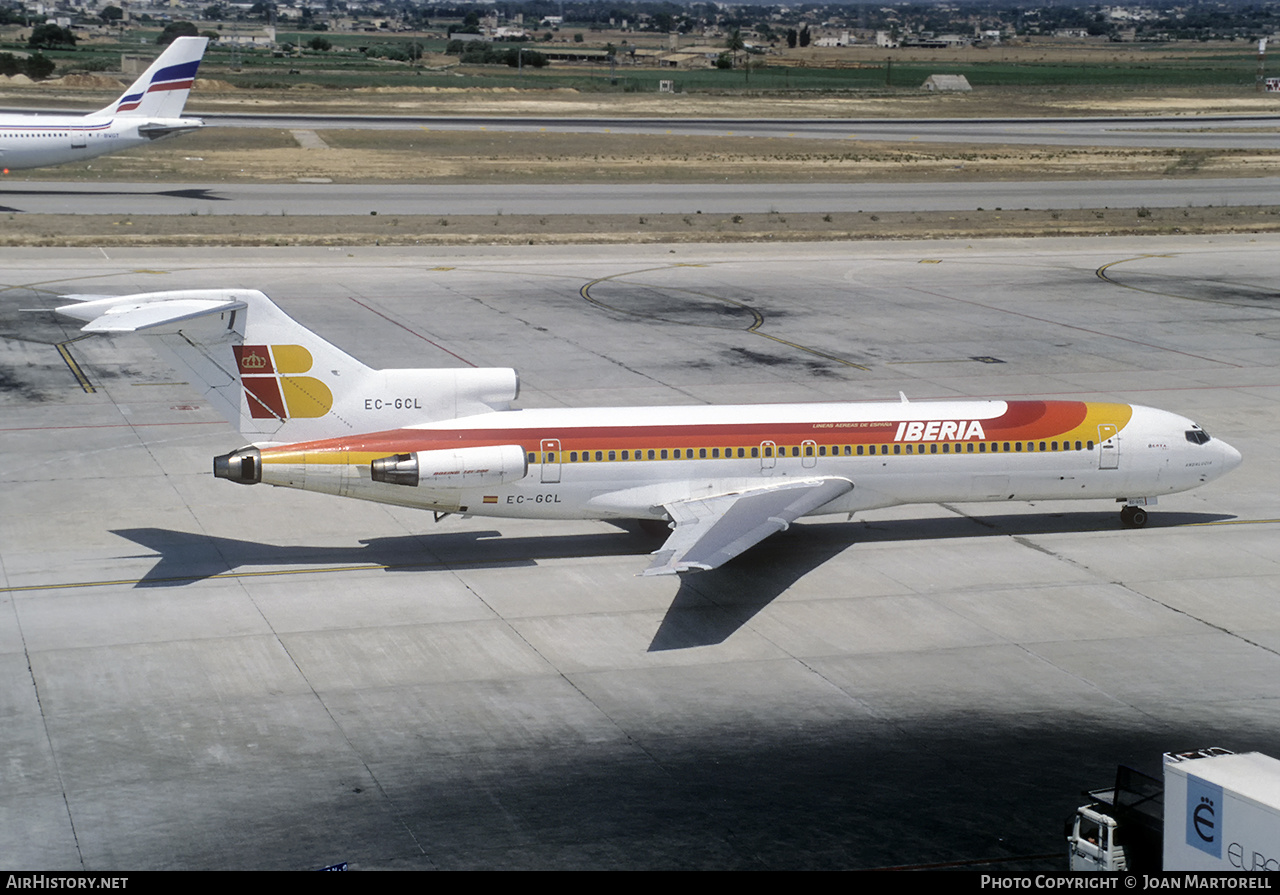 Aircraft Photo of EC-GCL | Boeing 727-256/Adv | Iberia | AirHistory.net #540927