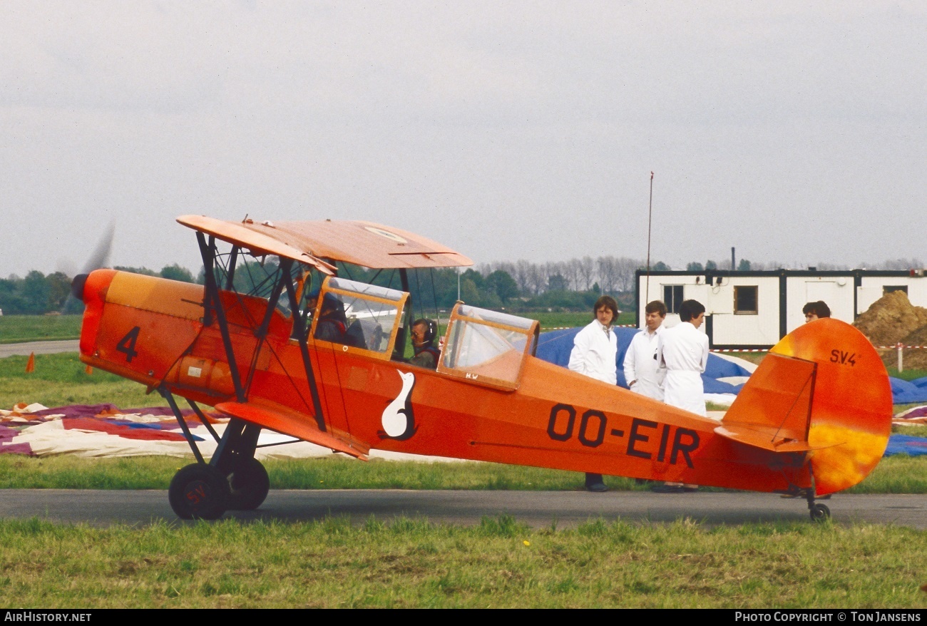 Aircraft Photo of OO-EIR | Stampe-Vertongen SV-4B | AirHistory.net #540934