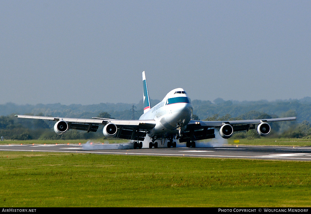 Aircraft Photo of B-HME | Boeing 747-2L5B(SF) | Cathay Pacific Airways Cargo | AirHistory.net #540965