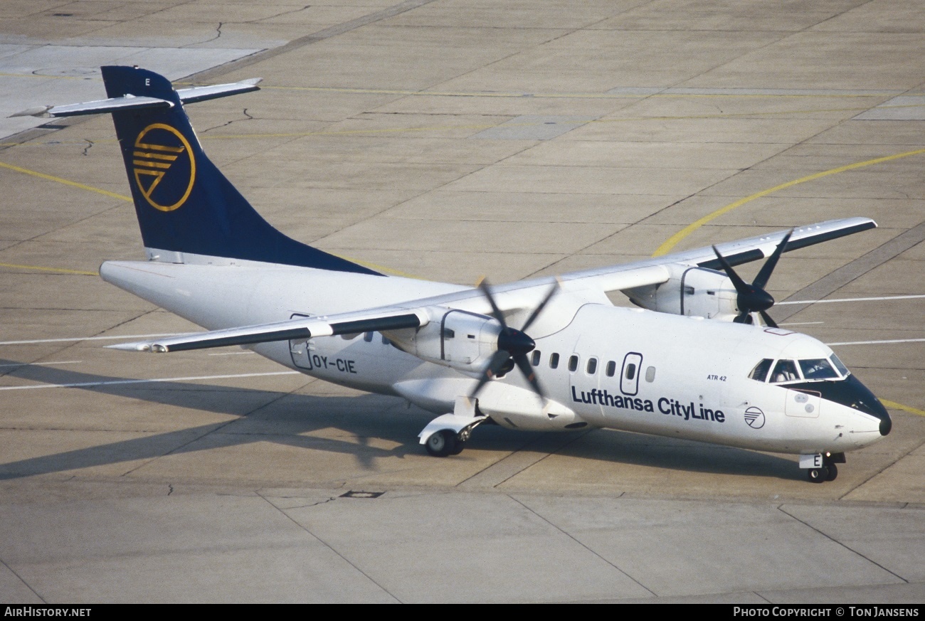 Aircraft Photo of OY-CIE | ATR ATR-42-300 | Lufthansa CityLine | AirHistory.net #540966