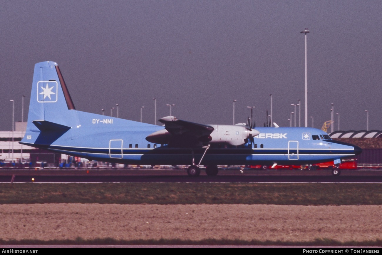 Aircraft Photo of OY-MMI | Fokker 50 | Maersk Air | AirHistory.net #540970