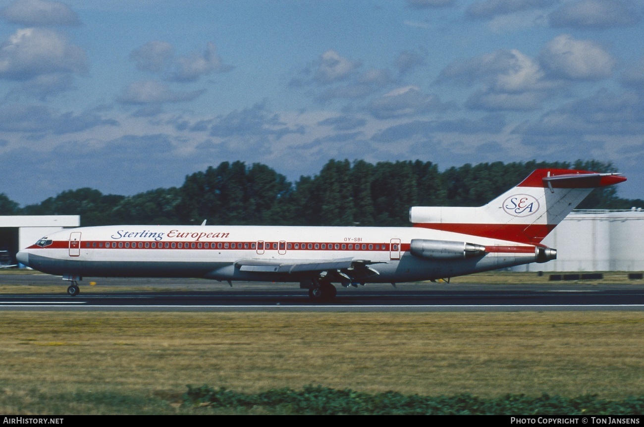 Aircraft Photo of OY-SBI | Boeing 727-270/Adv | Sterling European Airlines | AirHistory.net #540979