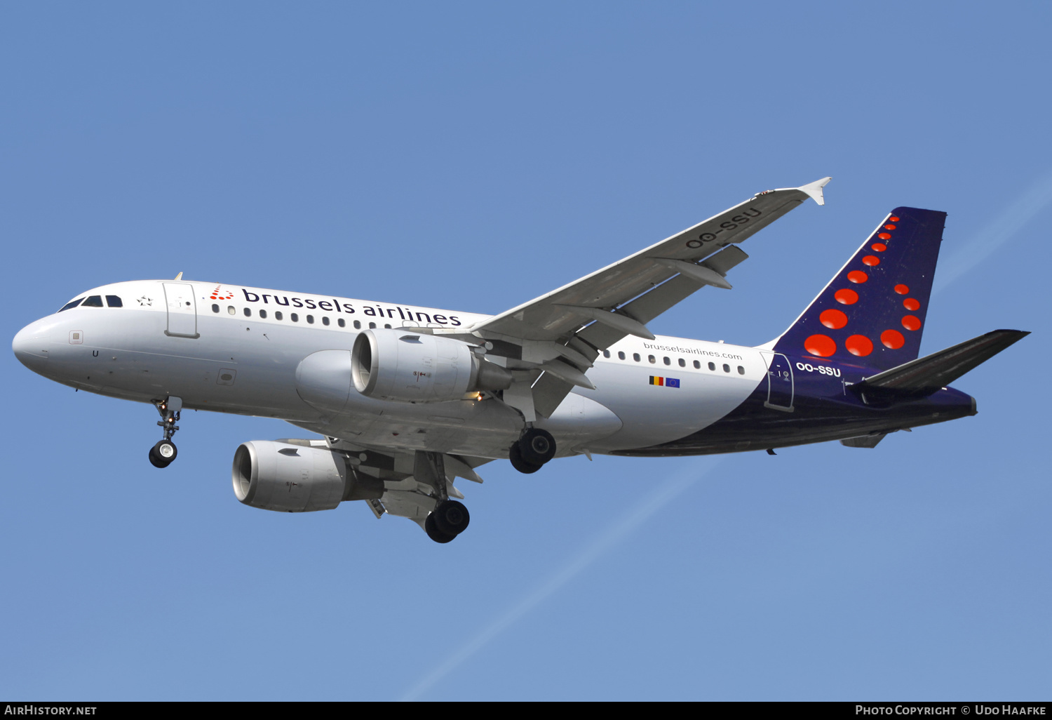 Aircraft Photo of OO-SSU | Airbus A319-111 | Brussels Airlines | AirHistory.net #540990