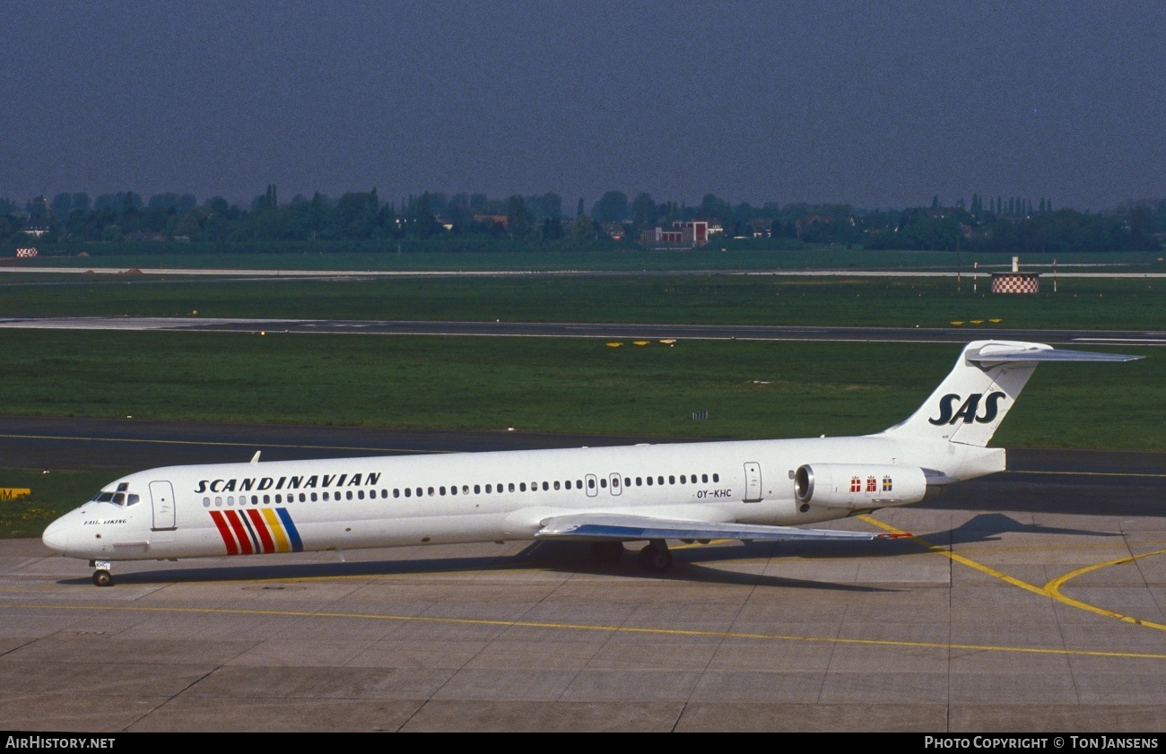 Aircraft Photo of OY-KHC | McDonnell Douglas MD-81 (DC-9-81) | Scandinavian Airlines - SAS | AirHistory.net #540997