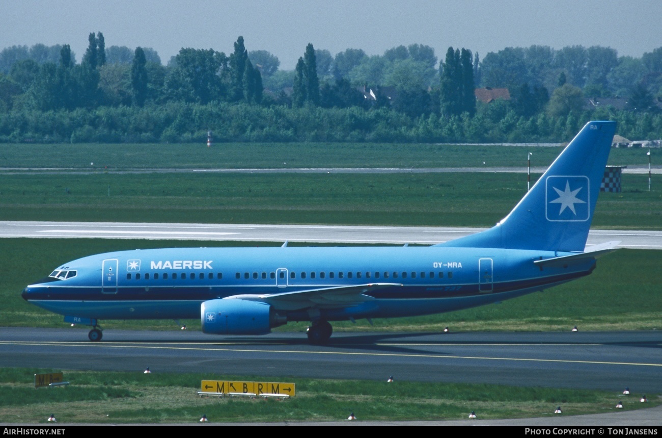 Aircraft Photo of OY-MRA | Boeing 737-7L9 | Maersk Air | AirHistory.net #541002