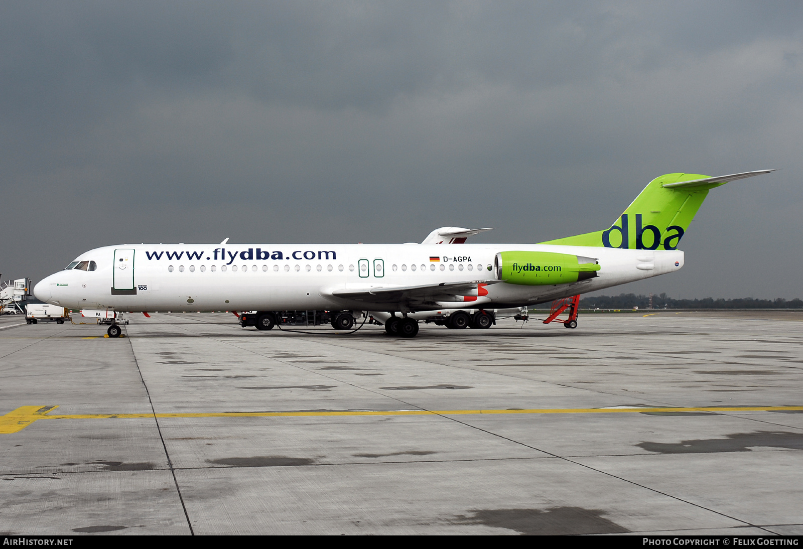 Aircraft Photo of D-AGPA | Fokker 100 (F28-0100) | DBA - Deutsche BA | AirHistory.net #541011