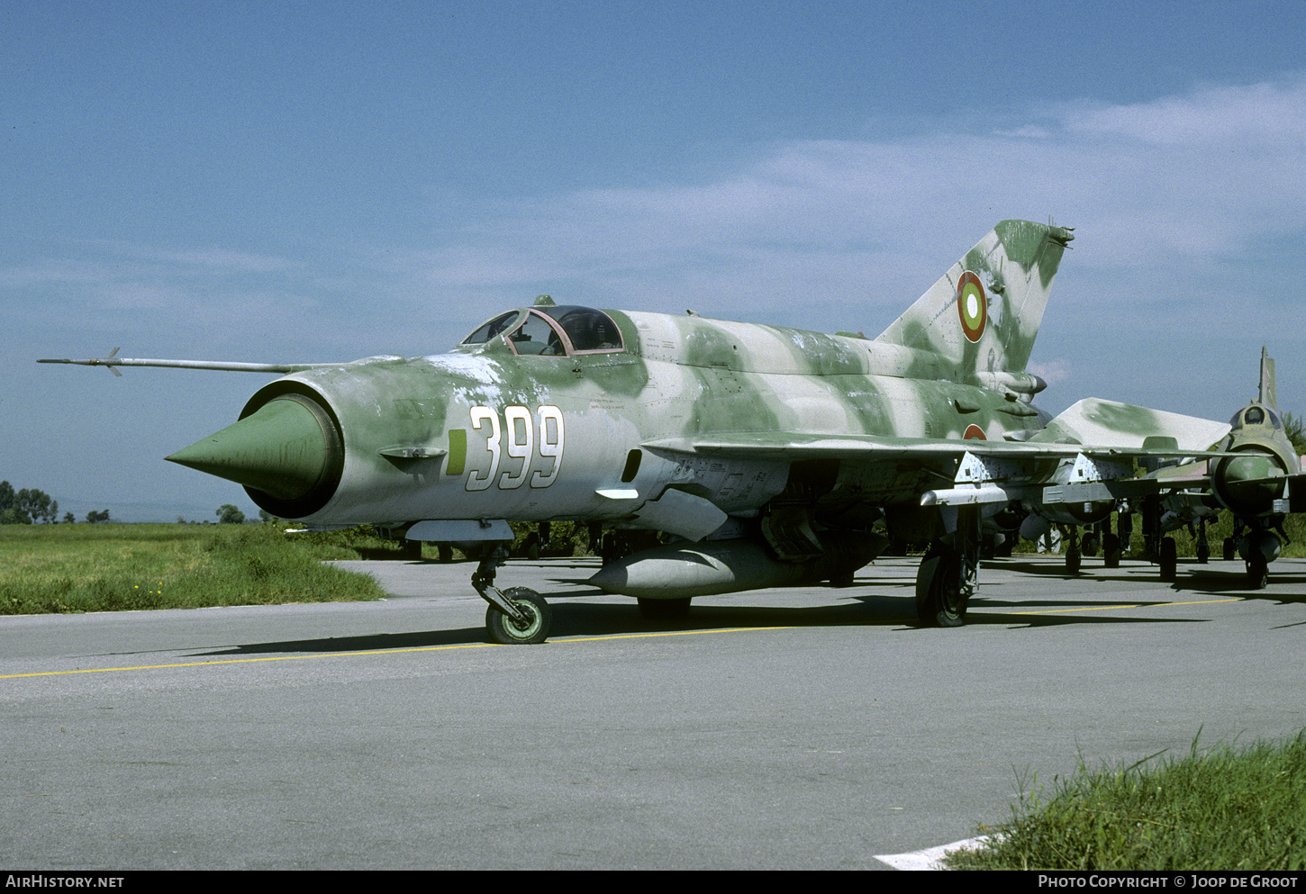 Aircraft Photo of 399 | Mikoyan-Gurevich MiG-21bis | Bulgaria - Air Force | AirHistory.net #541021