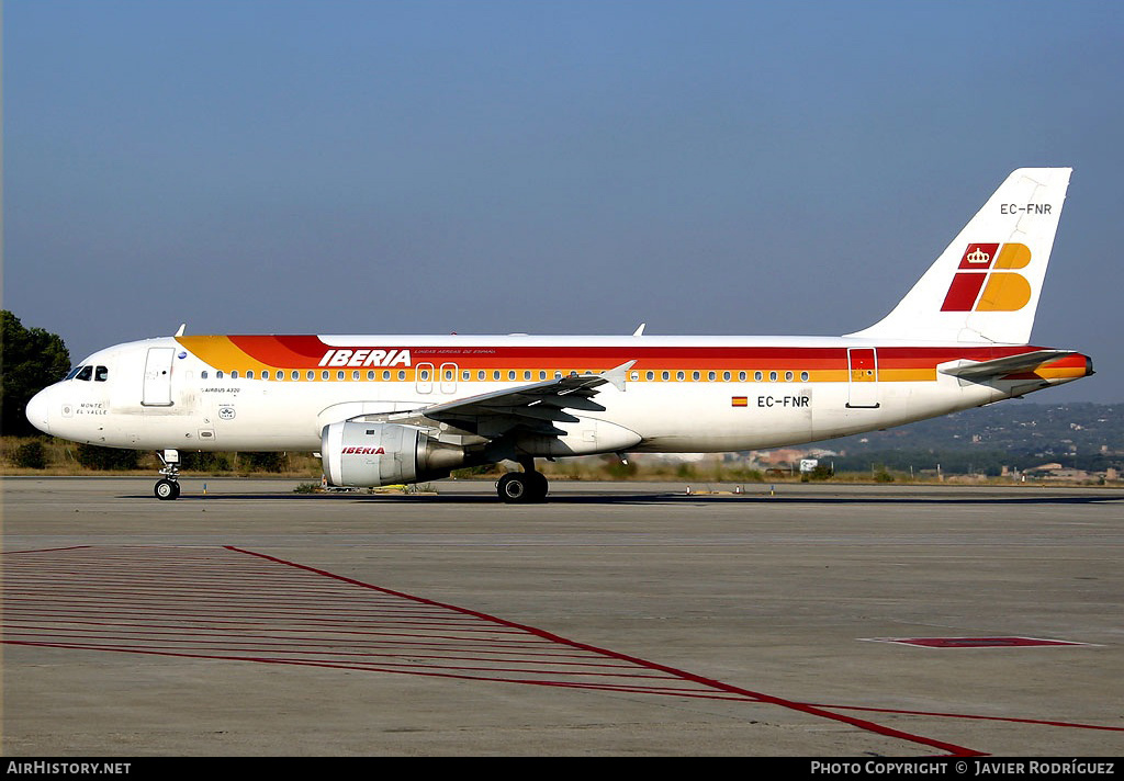 Aircraft Photo of EC-FNR | Airbus A320-211 | Iberia | AirHistory.net #541036