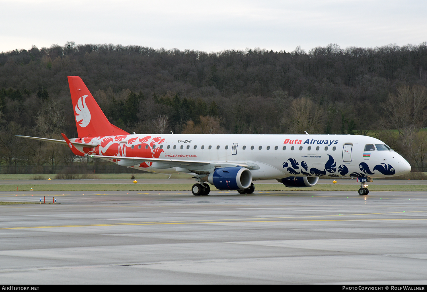 Aircraft Photo of VP-BHE | Embraer 190AR (ERJ-190-100IGW) | Buta Airways | AirHistory.net #541043