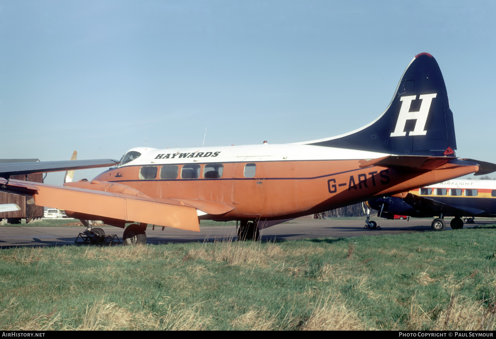 Aircraft Photo of G-ARTS | De Havilland D.H. 104 Dove 6 | Haywards | AirHistory.net #541055