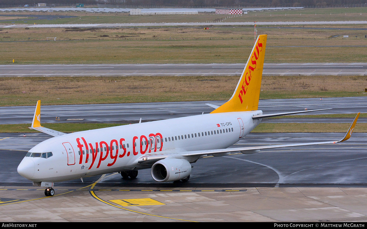 Aircraft Photo of TC-CPG | Boeing 737-82R | Pegasus Airlines | AirHistory.net #541065