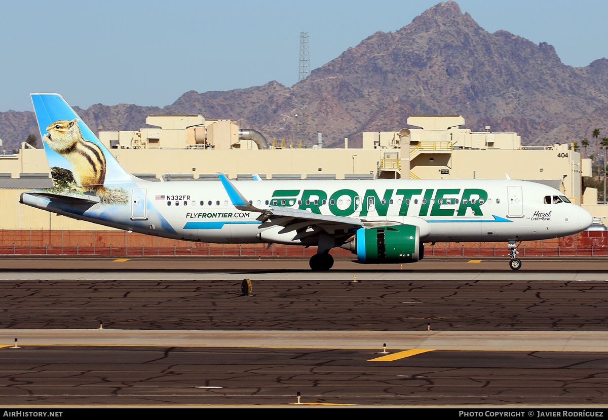 Aircraft Photo of N332FR | Airbus A320-251N | Frontier Airlines | AirHistory.net #541070
