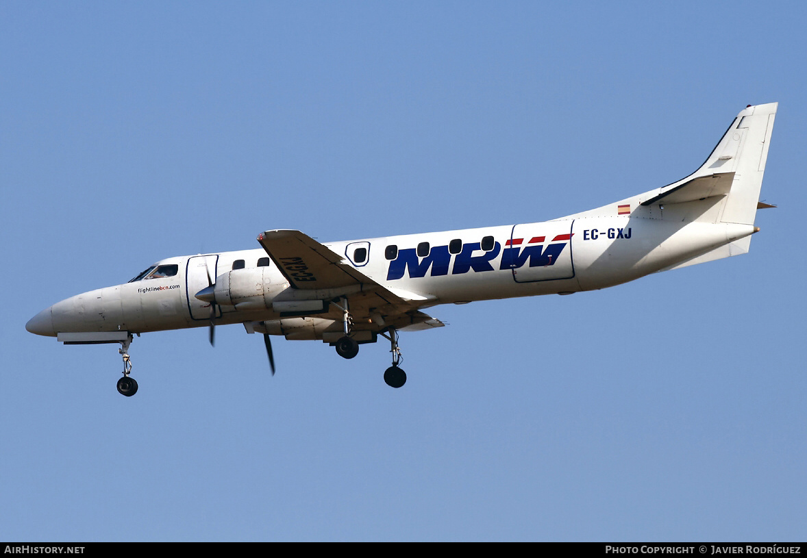 Aircraft Photo of EC-GXJ | Fairchild Swearingen SA-226TC Metro II | MRW - Mensajeros Radio Worldwide | AirHistory.net #541092