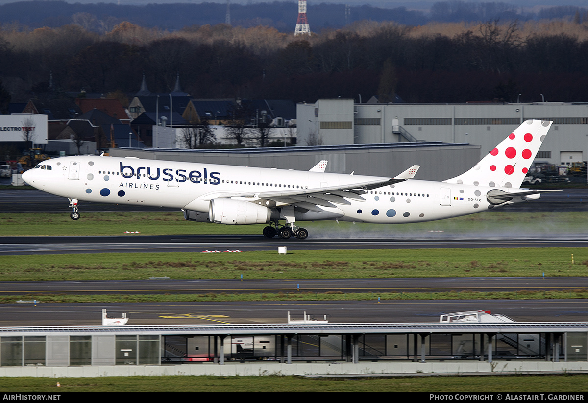 Aircraft Photo of OO-SFX | Airbus A330-343E | Brussels Airlines | AirHistory.net #541093
