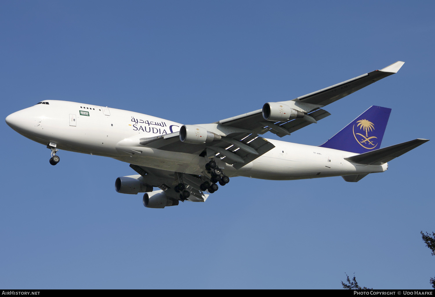 Aircraft Photo of TF-AML | Boeing 747-4H6M(BCF) | Saudia - Saudi Arabian Airlines Cargo | AirHistory.net #541108