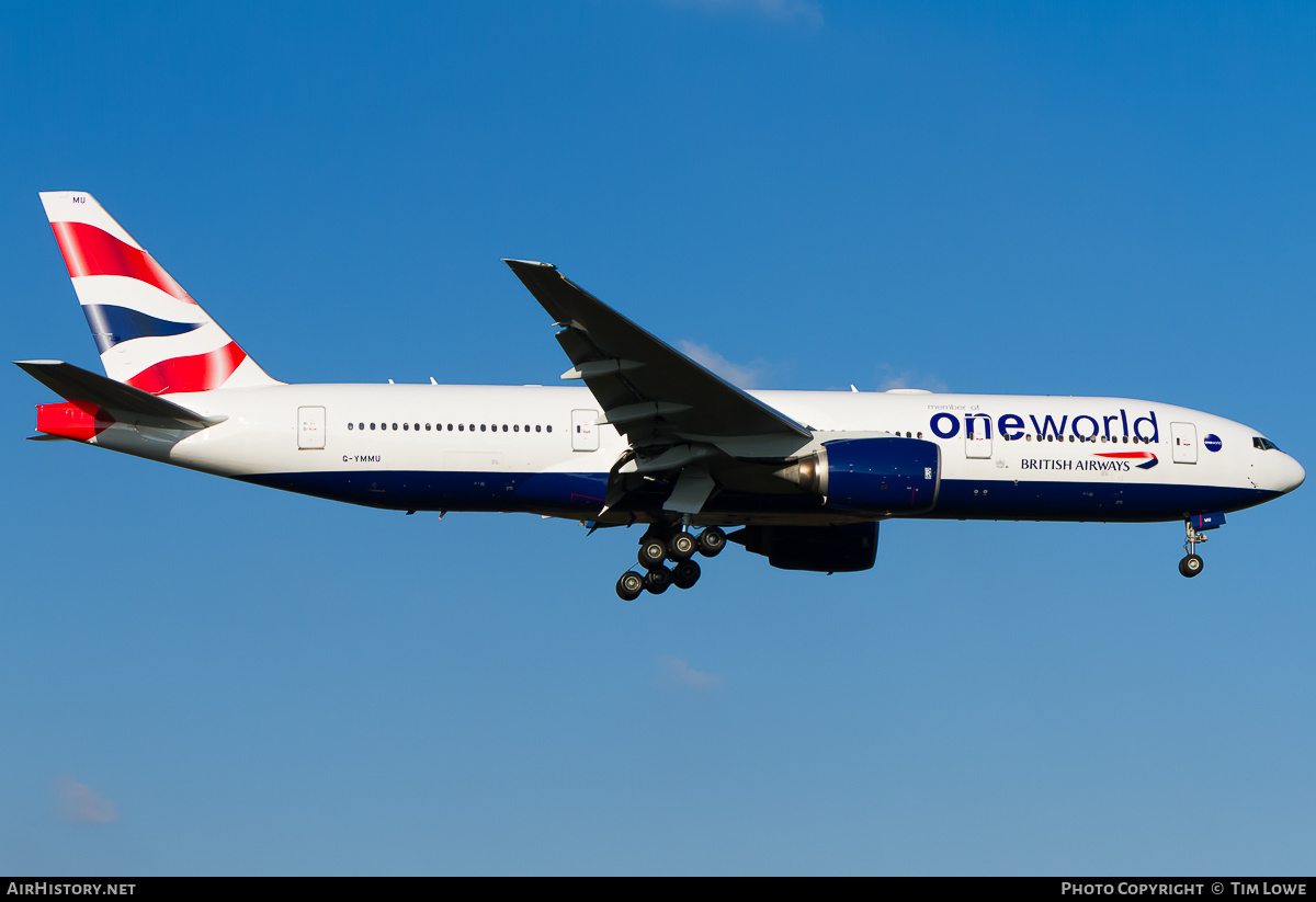 Aircraft Photo of G-YMMU | Boeing 777-236/ER | British Airways | AirHistory.net #541112