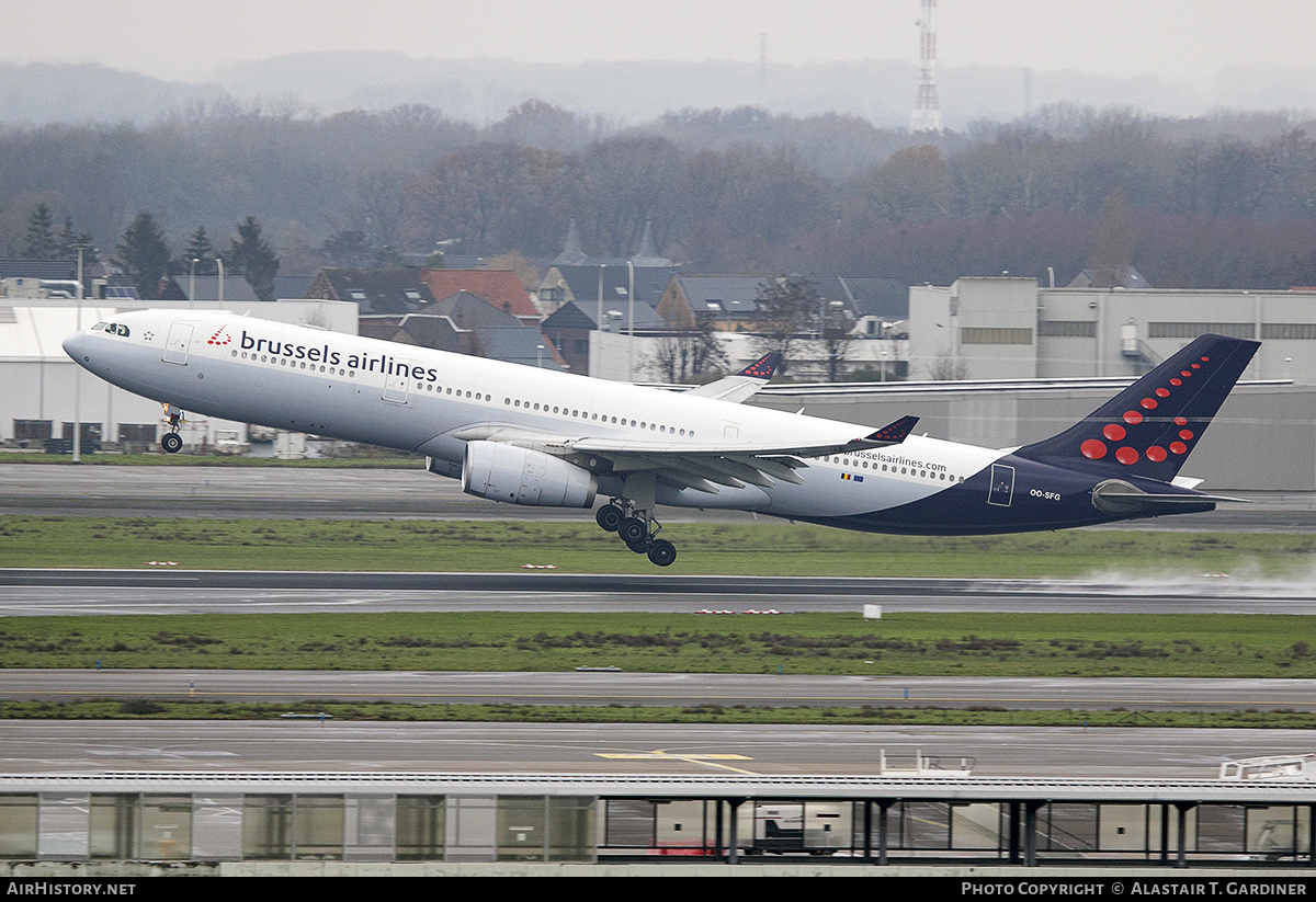 Aircraft Photo of OO-SFG | Airbus A330-343E | Brussels Airlines | AirHistory.net #541120