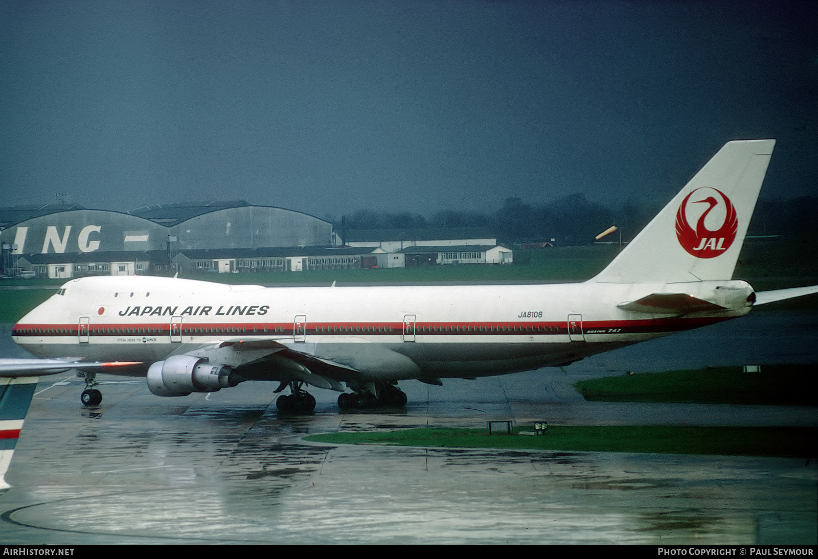 Aircraft Photo of JA8108 | Boeing 747-246B | Japan Air Lines - JAL | AirHistory.net #541139