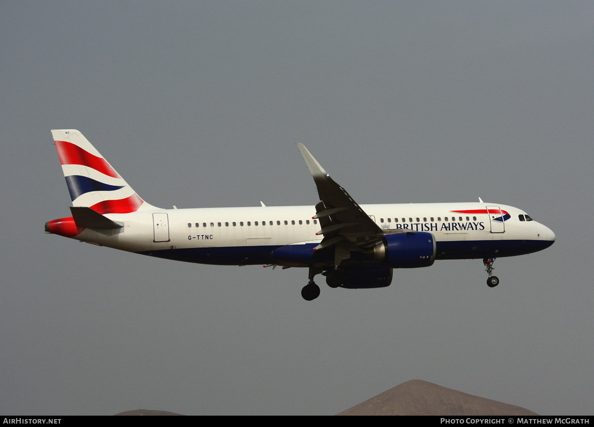 Aircraft Photo of G-TTNC | Airbus A320-251N | British Airways | AirHistory.net #541158