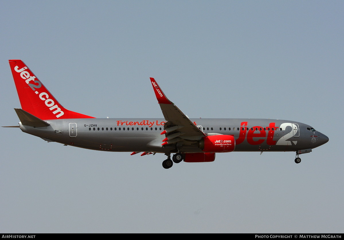 Aircraft Photo of G-JZHV | Boeing 737-800 | Jet2 | AirHistory.net #541175