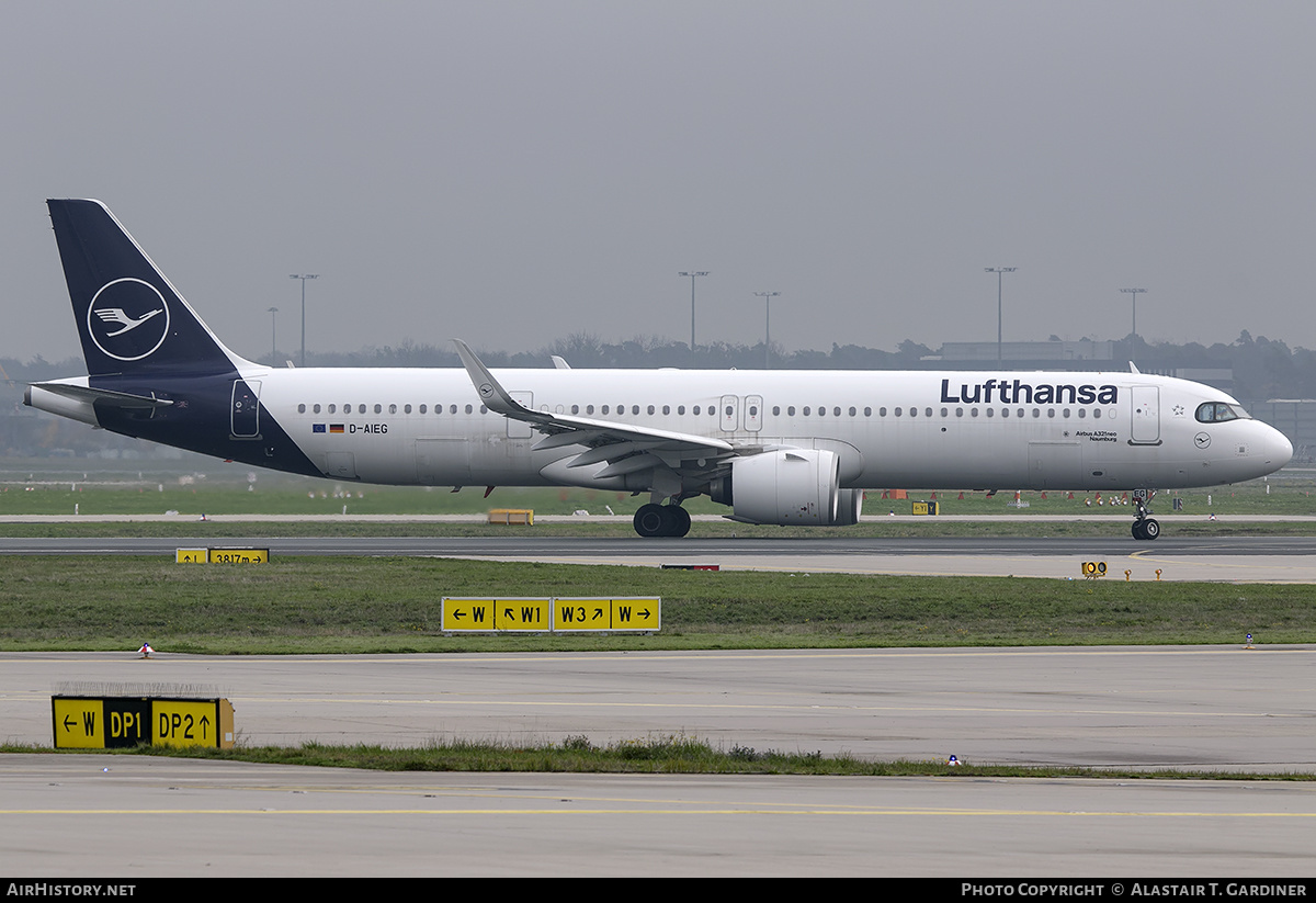 Aircraft Photo of D-AIEG | Airbus A321-271NX | Lufthansa | AirHistory.net #541176