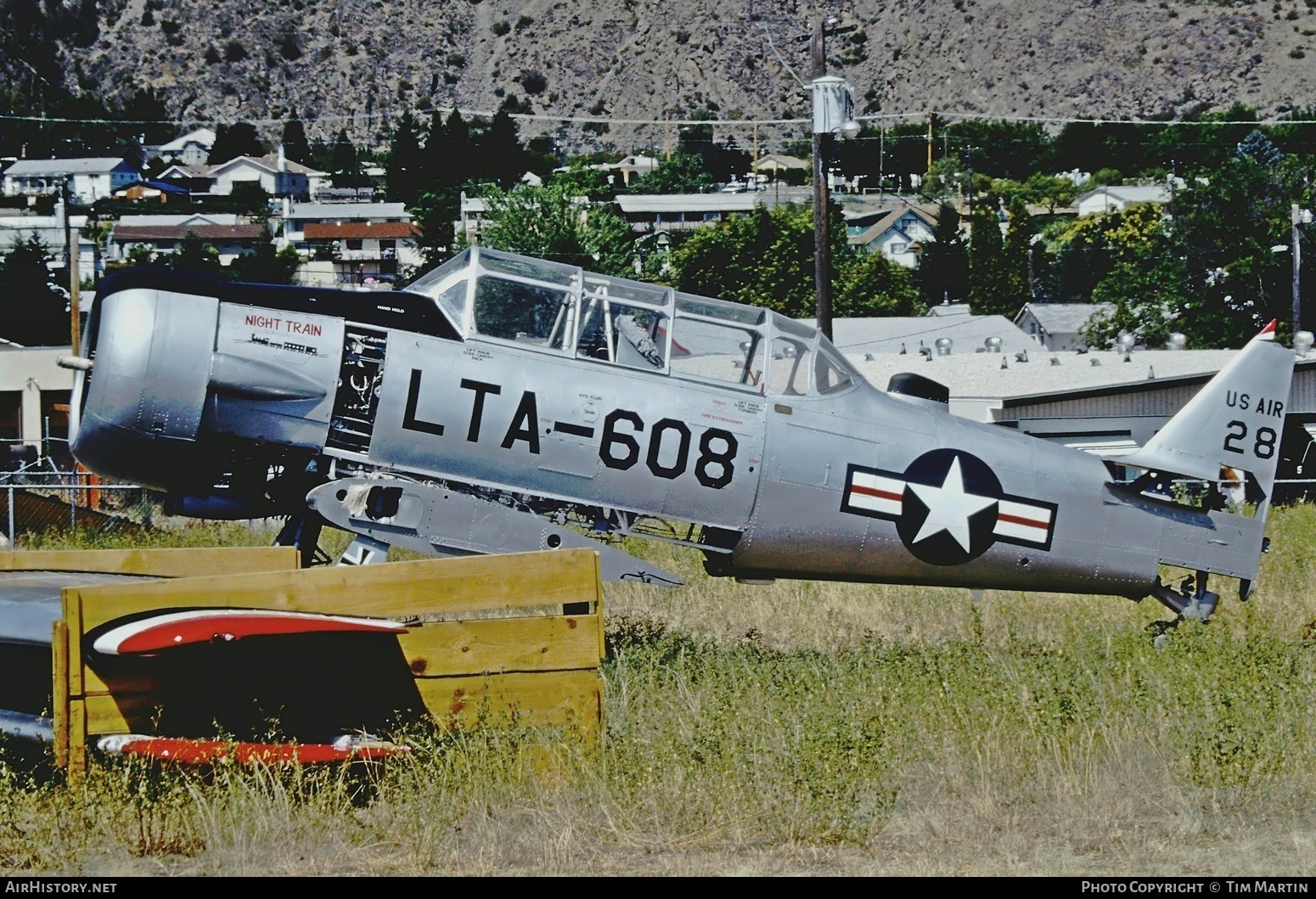 Aircraft Photo of CF-WBS / 28608 | North American T-6J Harvard Mk IV | USA - Air Force | AirHistory.net #541191