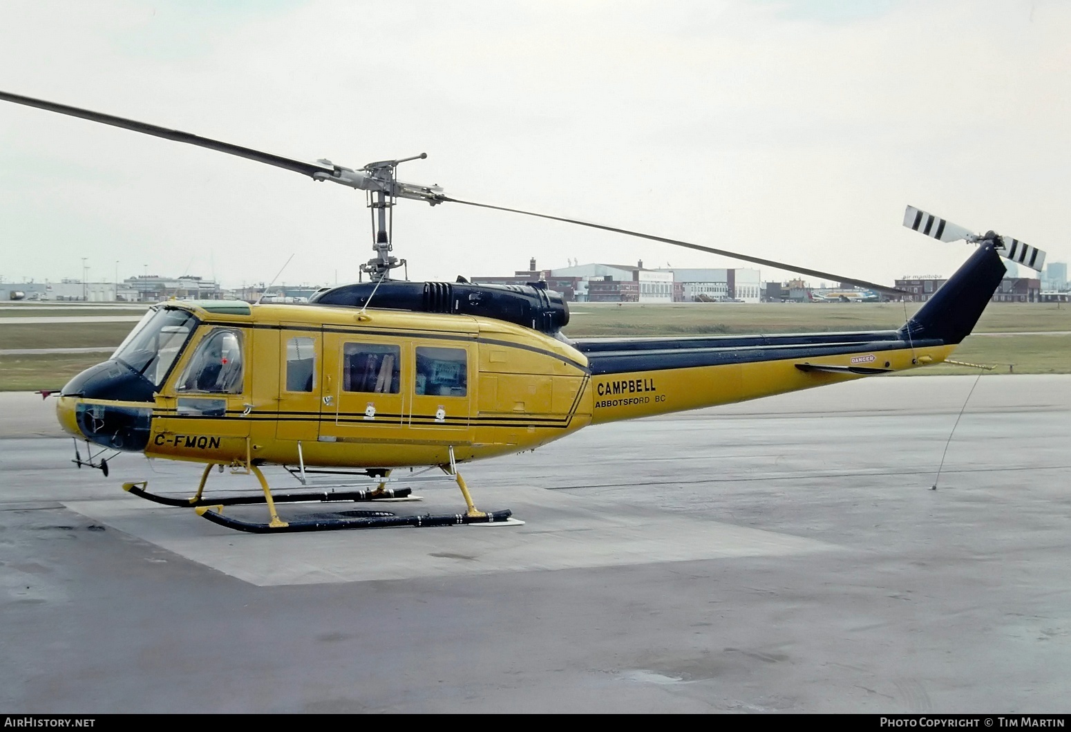 Aircraft Photo of C-FMQN | Bell 205A-1 | Campbell Helicopters | AirHistory.net #541194