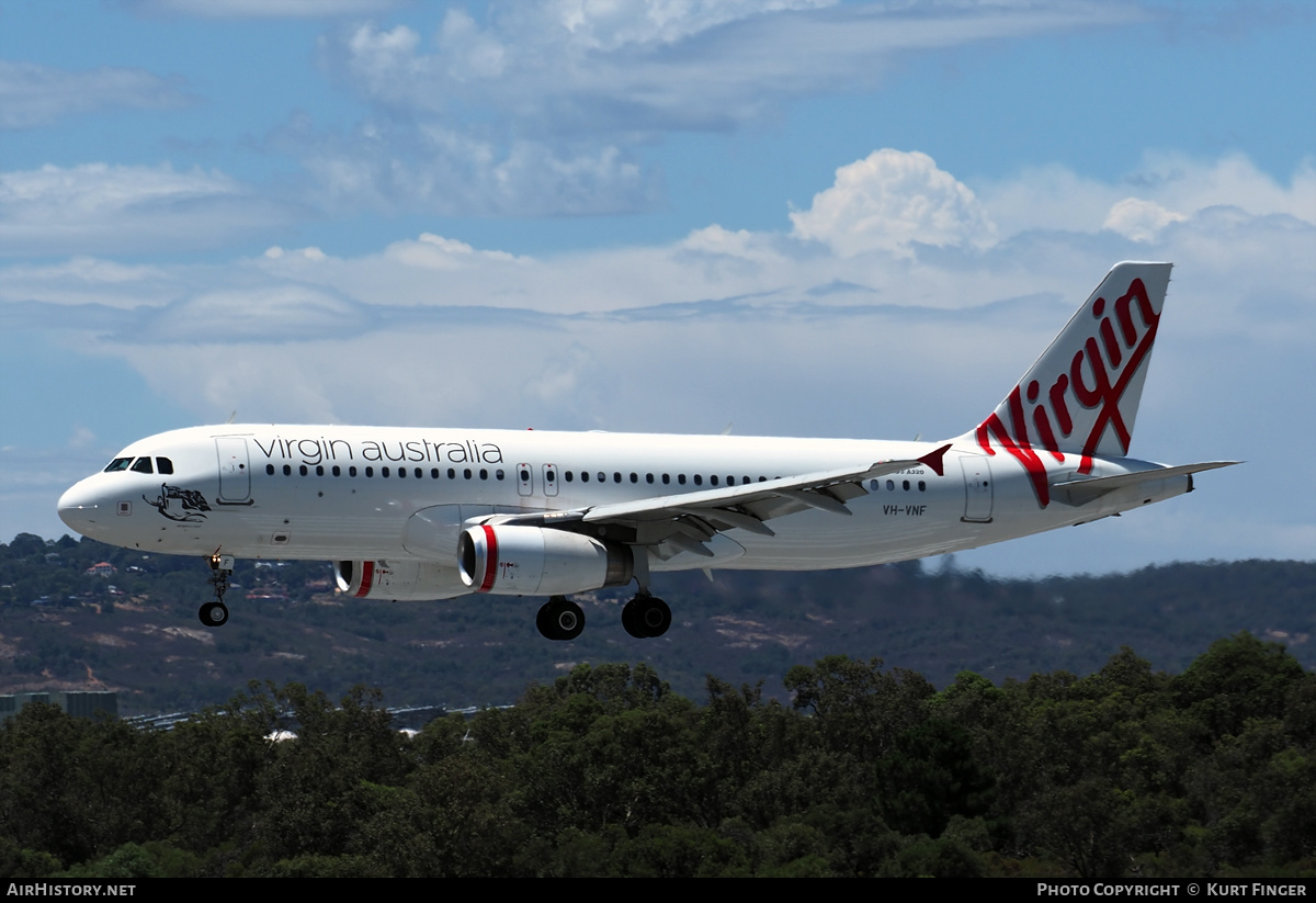 Aircraft Photo of VH-VNF | Airbus A320-232 | Virgin Australia Regional Airlines | AirHistory.net #541213