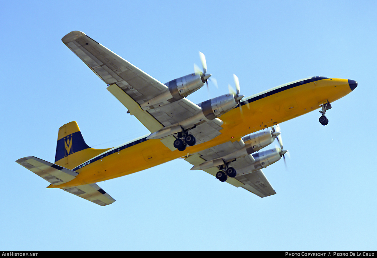 Aircraft Photo of G-AOVG | Bristol 175 Britannia 312 | Monarch Airlines | AirHistory.net #541214