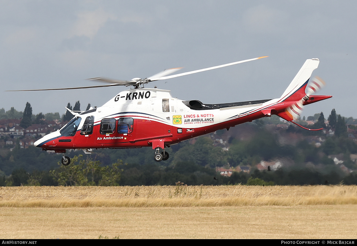 Aircraft Photo of G-KRNO | AgustaWestland AW-109SP GrandNew | Lincs & Notts Air Ambulance | AirHistory.net #541216