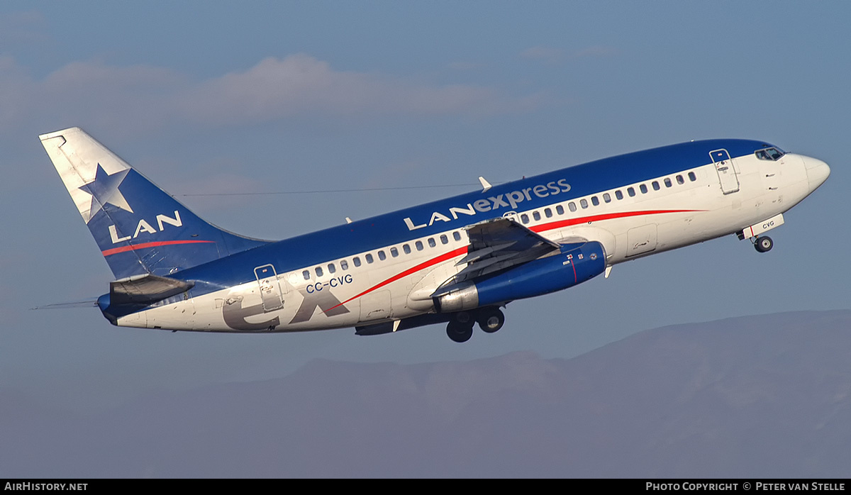 Aircraft Photo of CC-CVG | Boeing 737-291/Adv | LAN Express | AirHistory.net #541227