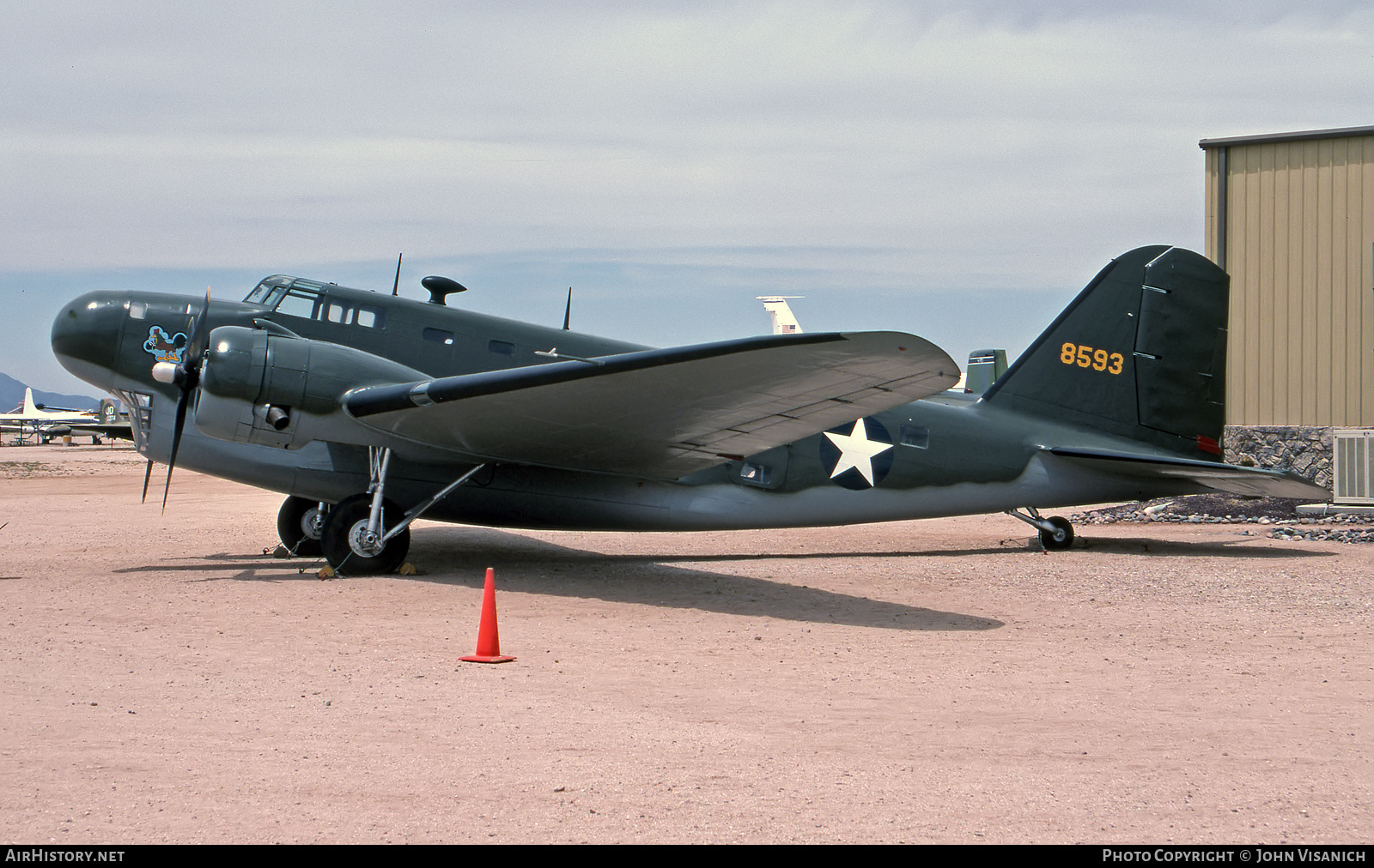 Aircraft Photo of 38-593 / 8593 | Douglas B-18B Bolo | USA - Air Force | AirHistory.net #541236