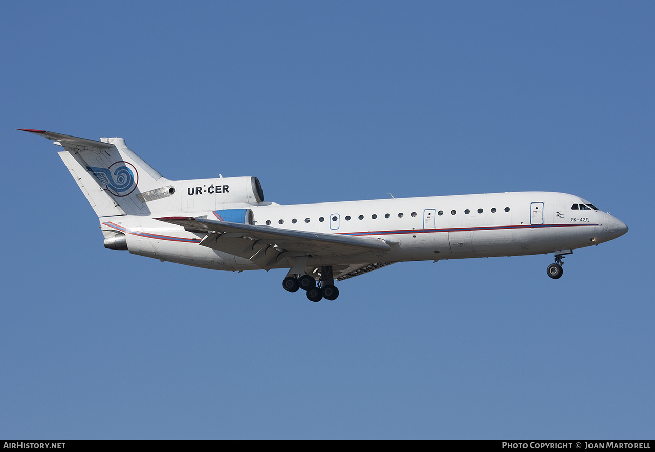 Aircraft Photo of UR-CER | Yakovlev Yak-42D | Tavrey Airlines | AirHistory.net #541250