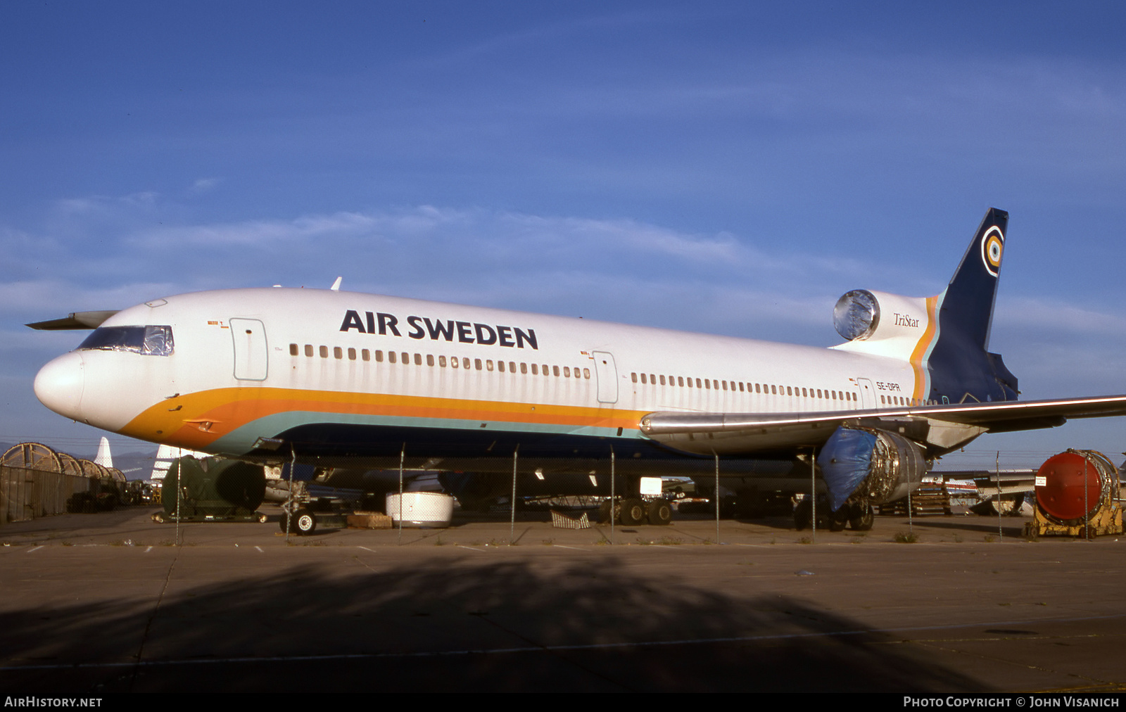 Aircraft Photo of SE-DPR | Lockheed L-1011-385 TriStar 100 | Air Sweden | AirHistory.net #541255