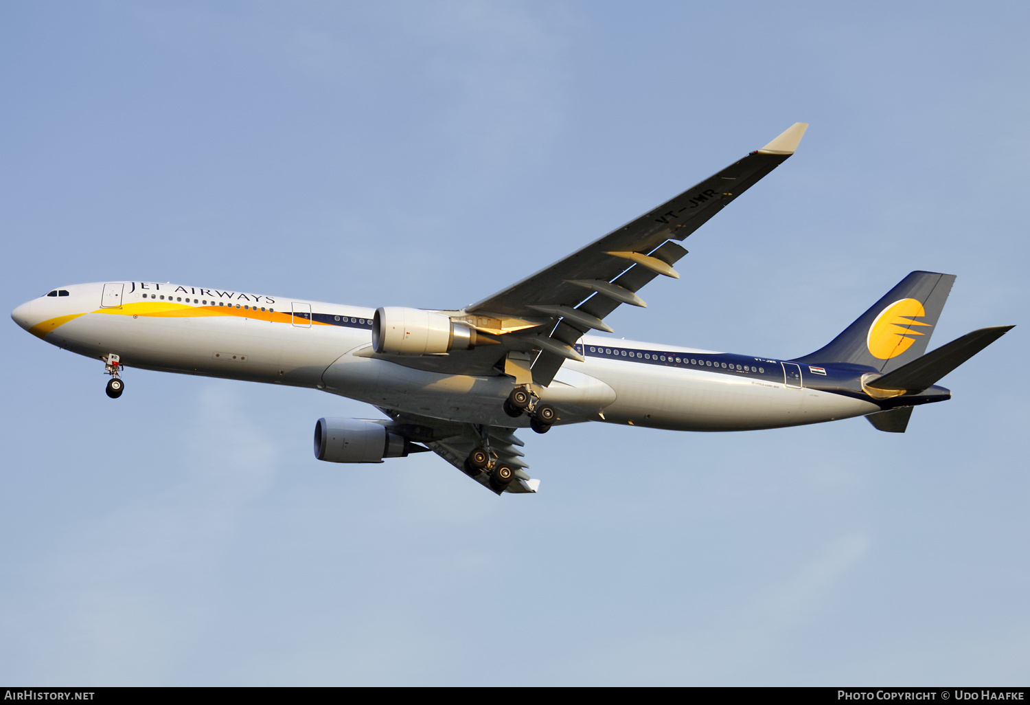 Aircraft Photo of VT-JWR | Airbus A330-302 | Jet Airways | AirHistory.net #541275