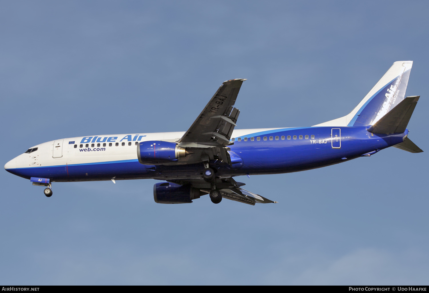 Aircraft Photo of YR-BAJ | Boeing 737-430 | Blue Air | AirHistory.net #541279