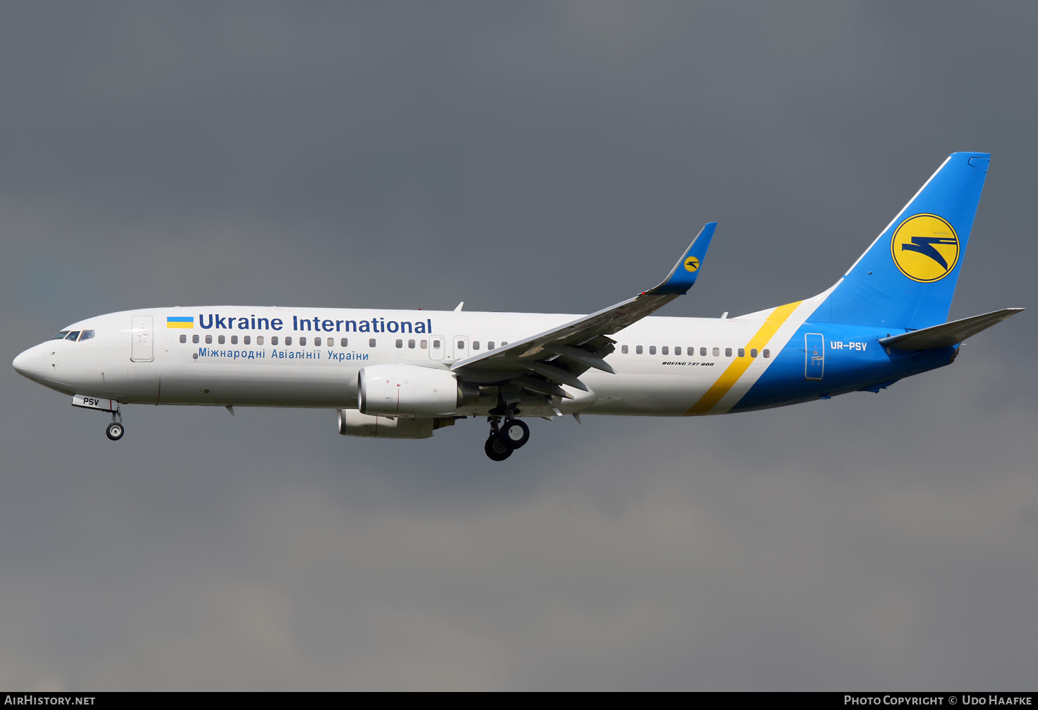 Aircraft Photo of UR-PSV | Boeing 737-8AS | Ukraine International Airlines | AirHistory.net #541281