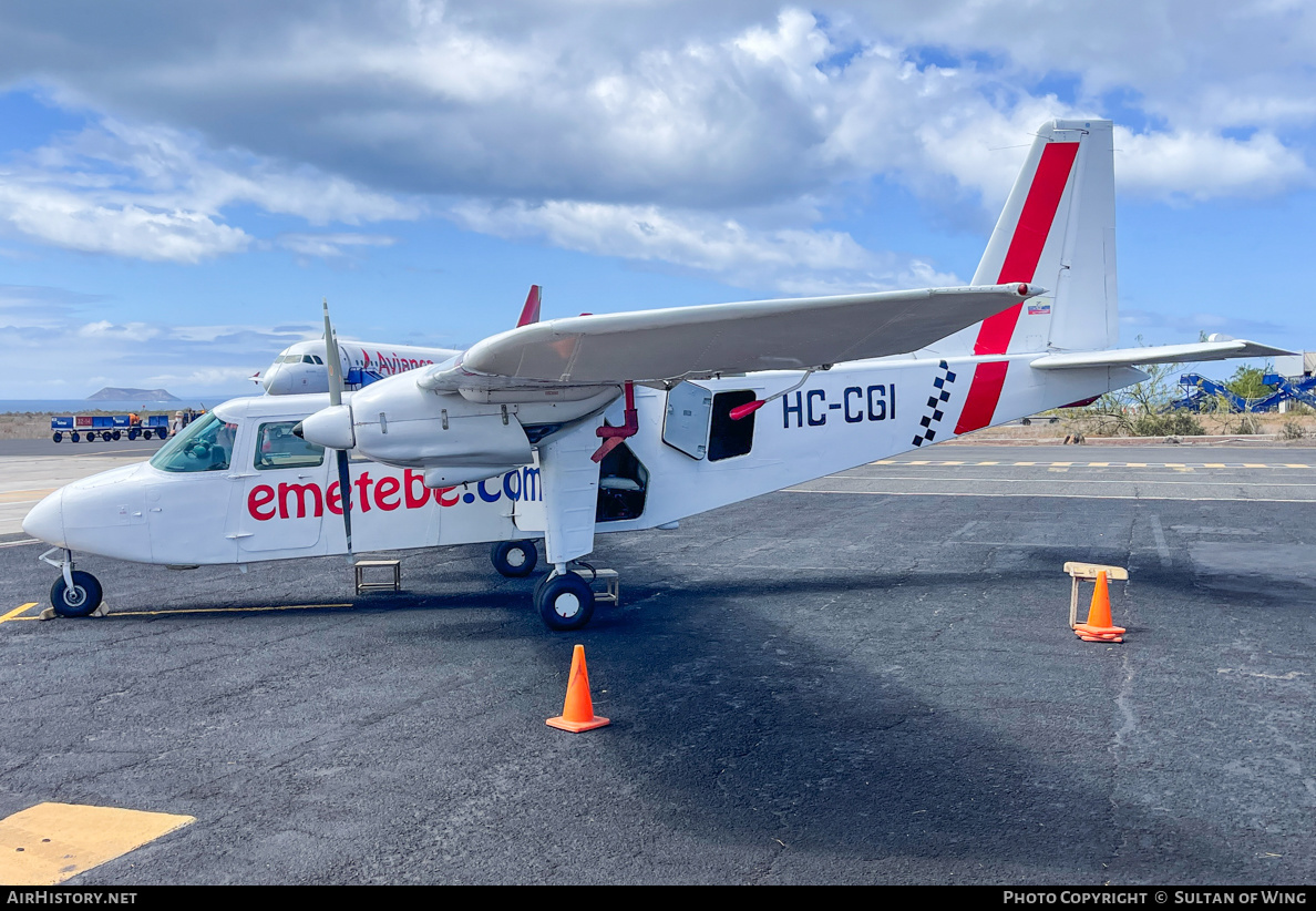 Aircraft Photo of HC-CGI | Britten-Norman BN-2A-21 Defender | Emetebe | AirHistory.net #541343