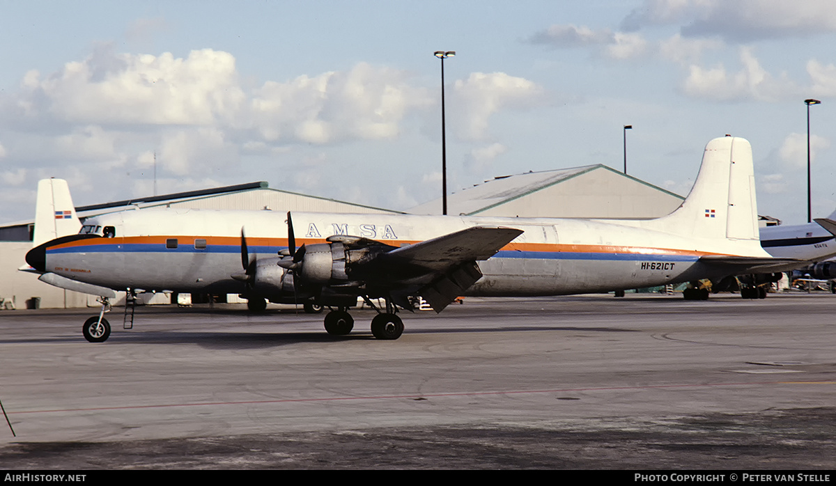 Aircraft Photo of HI-621CT | Douglas DC-7B | AMSA - Aerolíneas Mundo | AirHistory.net #541345
