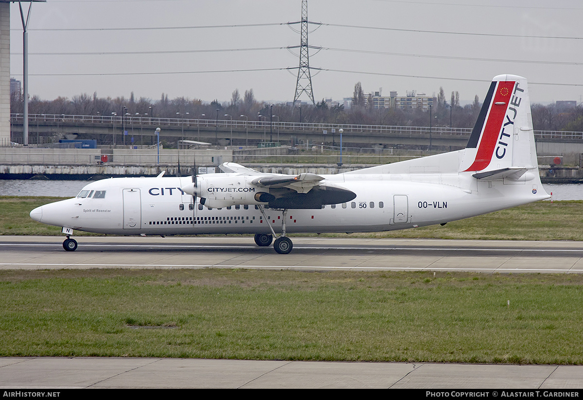 Aircraft Photo of OO-VLN | Fokker 50 | CityJet | AirHistory.net #541355
