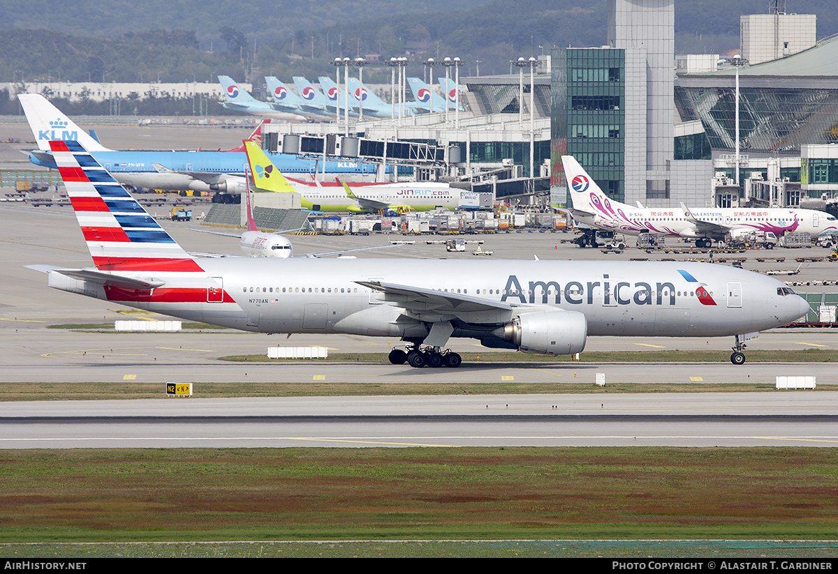 Aircraft Photo of N770AN | Boeing 777-223/ER | American Airlines | AirHistory.net #541374