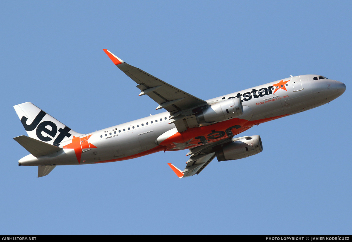 Aircraft Photo of 9V-JSQ | Airbus A320-232 | Jetstar Airways | AirHistory.net #541385