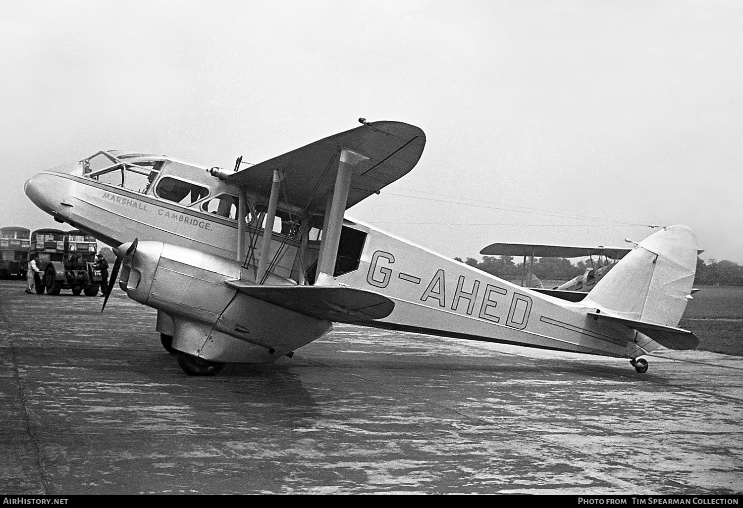 Aircraft Photo of G-AHED | De Havilland D.H. 89A Dragon Rapide | Marshalls Flying Services | AirHistory.net #541392