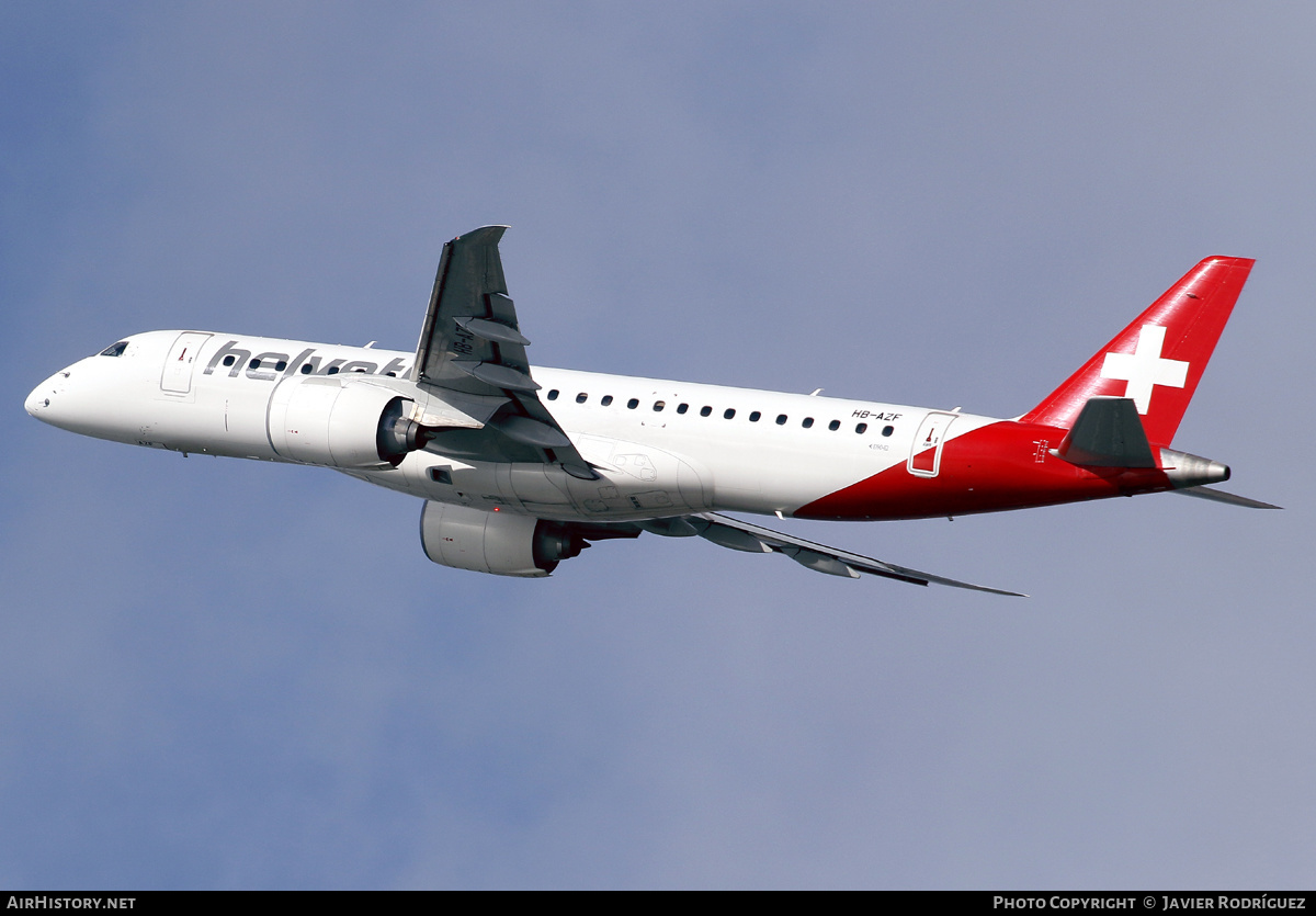 Aircraft Photo of HB-AZF | Embraer 190-E2 (ERJ-190-300) | Helvetic Airways | AirHistory.net #541410