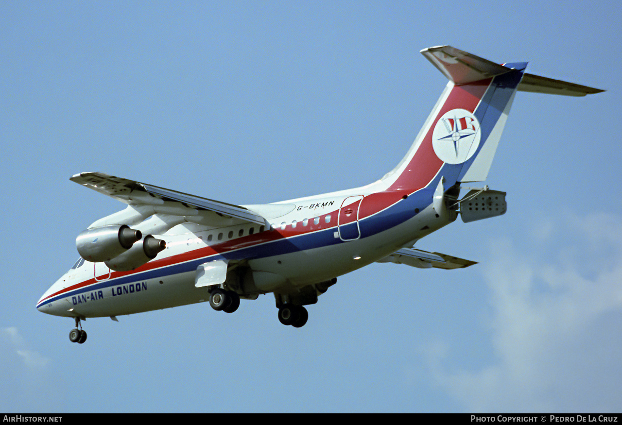 Aircraft Photo of G-BKMN | British Aerospace BAe-146-100 | Dan-Air London | AirHistory.net #541454