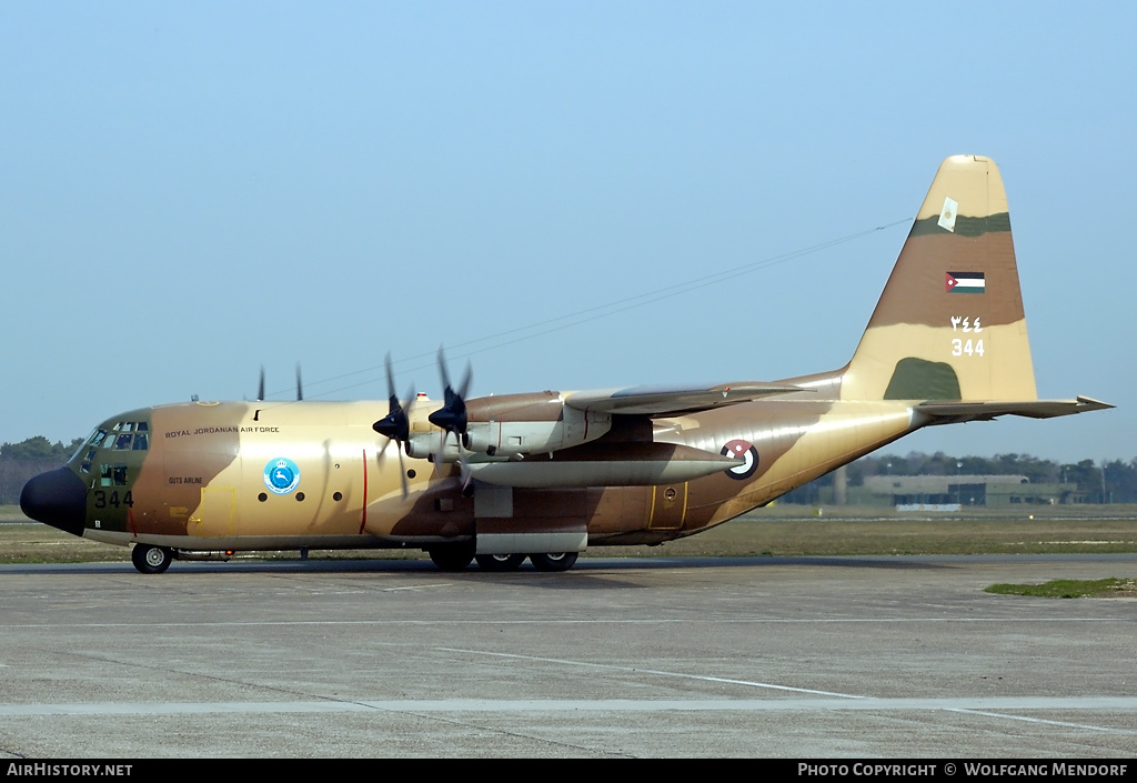 Aircraft Photo of 344 | Lockheed C-130H Hercules | Jordan - Air Force | AirHistory.net #541499