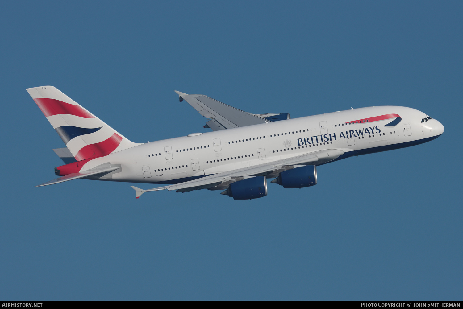 Aircraft Photo of G-XLEI | Airbus A380-841 | British Airways | AirHistory.net #541505