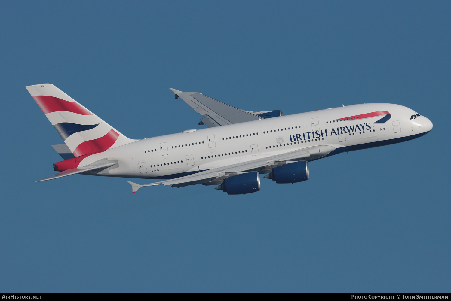 Aircraft Photo of G-XLEI | Airbus A380-841 | British Airways | AirHistory.net #541505