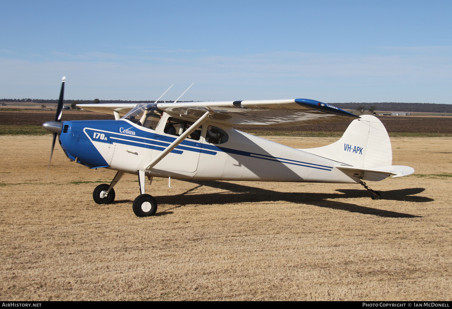 Aircraft Photo of VH-APK | Cessna 170A | AirHistory.net #541510